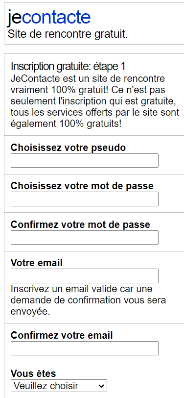 s'inscrire jecontacte